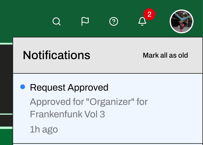 Role Tagging Notification