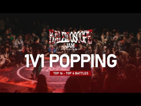 1v1 Popping Category [TOP16-TOP4] Full Battle | Kaleidoscope Jam 2023
