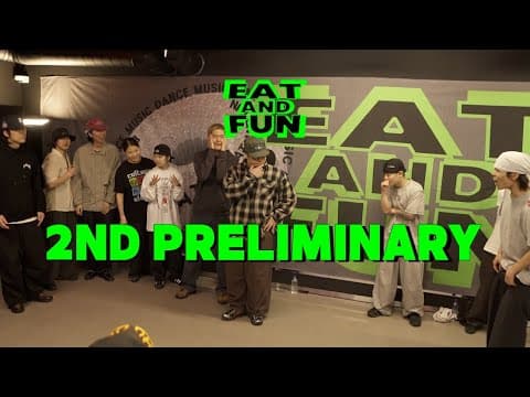 2nd -1 Preliminary EAT N FUN - HIPHOP BATTLE in gwangju