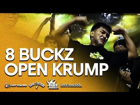8 Buckz - Open Krump [Full Battles] Raw Station V