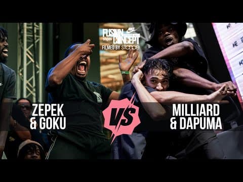 Zepeck & Goku vs Milliard & Dapuma