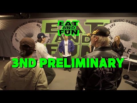 3rd Preliminary EAT N FUN - HIPHOP BATTLE in gwangju