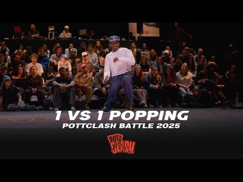 1 VS 1 POPPING | POTTCLASH BATTLE 2025