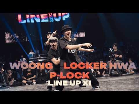 LOCKING CYPHER | WOONG - LOCKER HWA - P-LOCK JUDGE SHOWCASEㅣ2026 LINE UP XI🇰🇷
