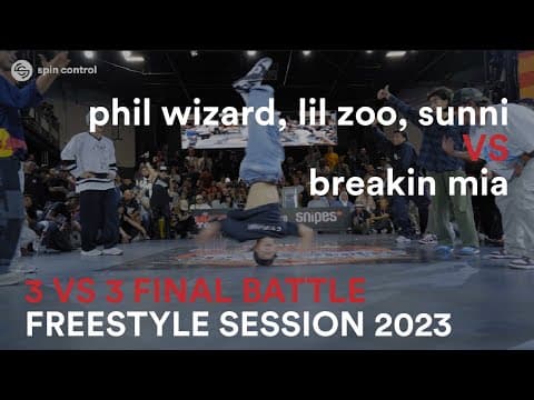 Phil Wizard, Lil Zoo & Sunni vs Breakin MIA