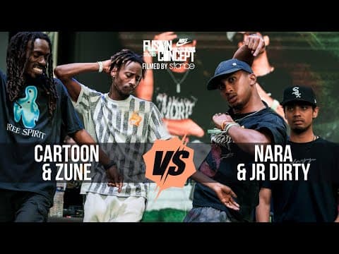 Cartoon & Zune vs Nara & Jr Dirty