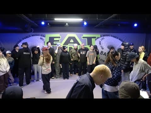 2nd -1 Preliminary EAT N FUN - HIPHOP BATTLE in gwangju