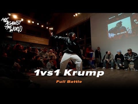 Full 1VS1 Krump Battle | ME AGAINST THE WORLD BATTLE 2025