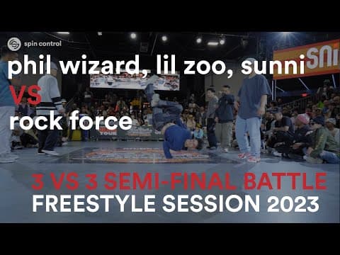 Phil Wizard, Lil Zoo & Sunni vs Rock Force