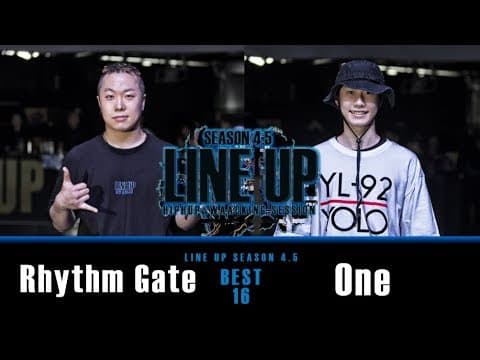 RHYTHM GATE vs ONE