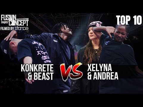KONKRETE & BEAST VS XELYNA & ANDREA