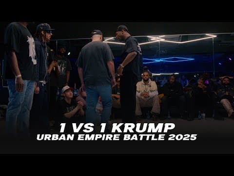1VS1 KRUMP | URBAN EMPIRE BATTLE 2025