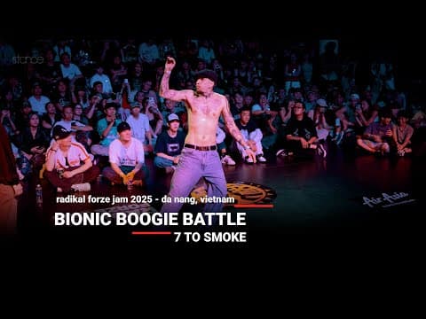 Bionic Boogie POPPING x 7 To Smoke // stance x RADIKAL FORZE 2025