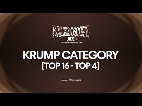 1v1 Krump Category [Top 16 - Top 4] Kaleidoscope Jam 2024
