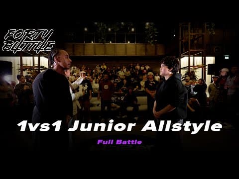 Full 1VS1 Junior Allstyle Battle | FORTY FOUR BATTLE 2025