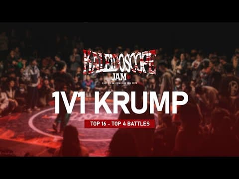 1v1 Krump Category [TOP16-TOP4] Full Battle | Kaleidoscope Jam 2023
