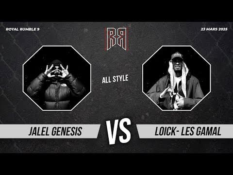 JALEL GENESIS vs LOICK- LES GAMAL